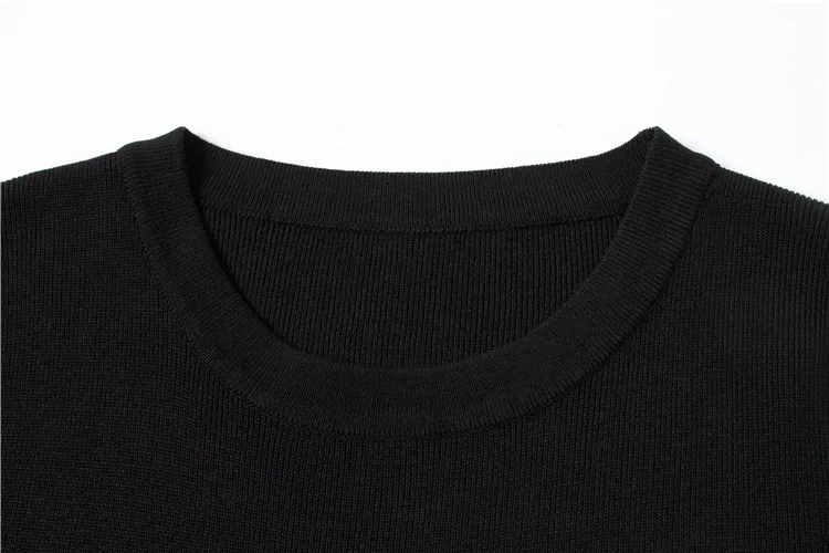 Heavy goldfish embroidery sweater Women Top O-Neck Short Sleeve Causal Fashion Cotton Shirt