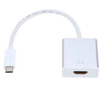 

USB 3.1 USB-C Reversible Type C Male to HDMI Female Converter Adapter 1080p for New Macbook 12" Google Chromebook Pixel