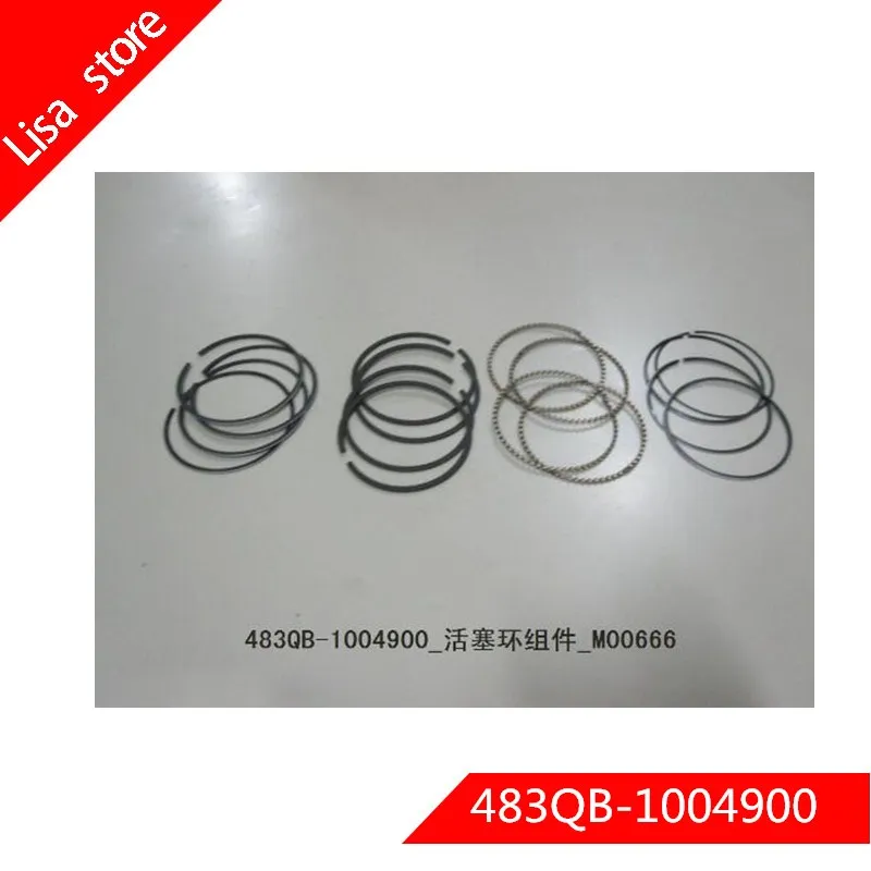 

483QB-1004900 Engine Piston Ring Set for BYD F6,G3,M6,L3,S6,G3R,G6 483QB engine