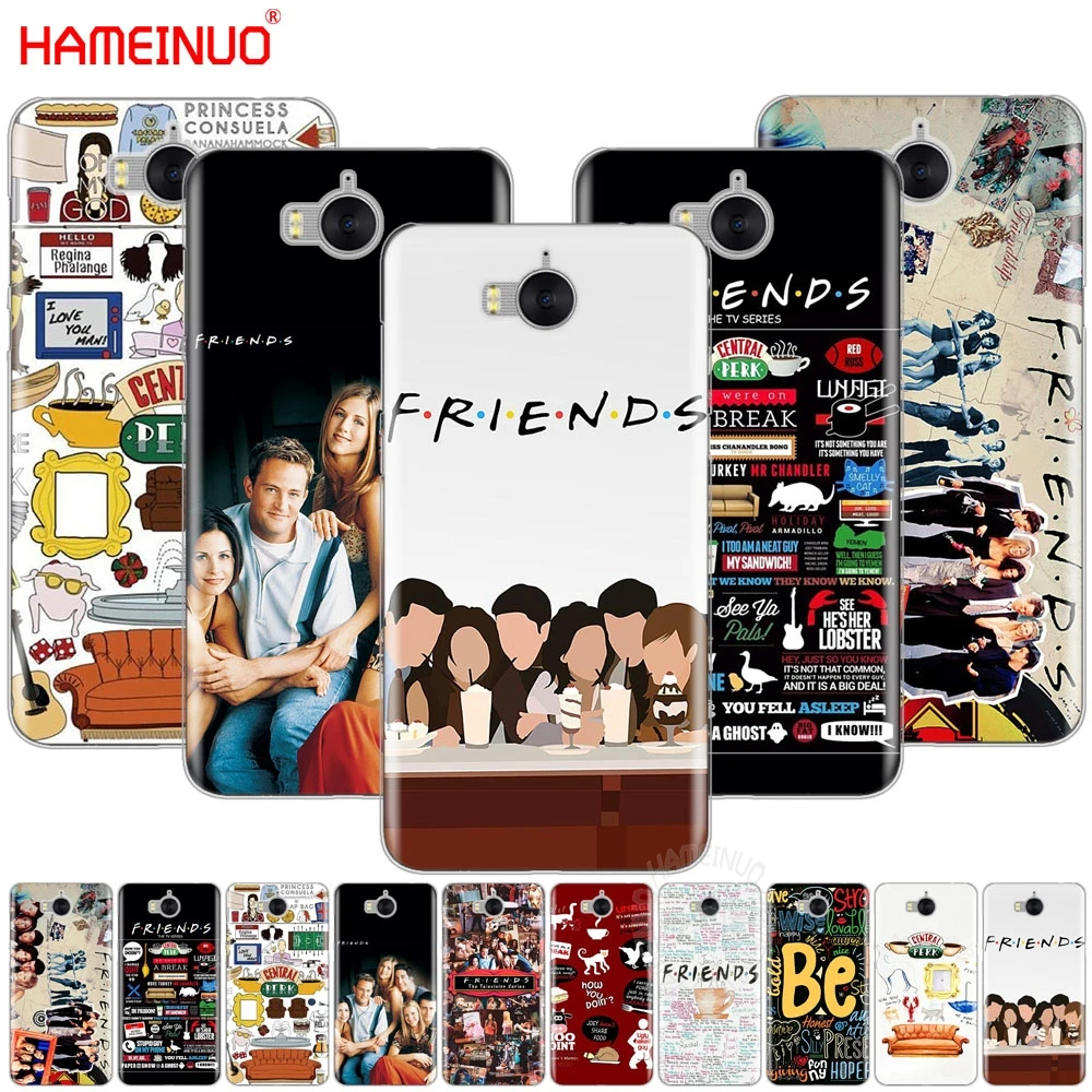HAMEINUO ТВ друзья навсегда сотовый телефон чехол для huawei honor 3C 4X 4C 5C 5X 6 7 Y3 Y6 Y5 2 II Y560 Y7