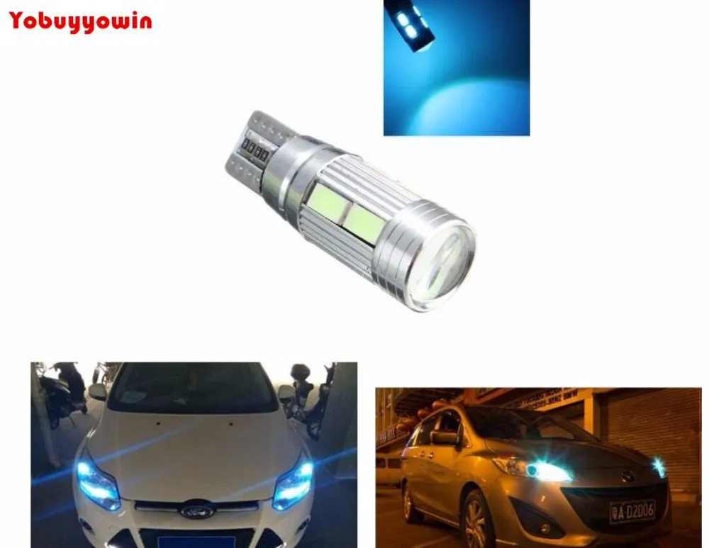 

Kit 4 Lampada Cambus Canceller 10 Led 5630 T10 Pingo Tipo Branco/Cristal Azul