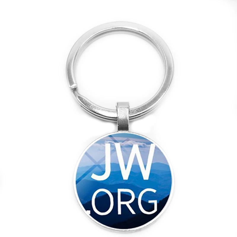 Новинка 2019 модный JW. ORG брелок Яркий Кабошон стеклянный мужские и женские друзья