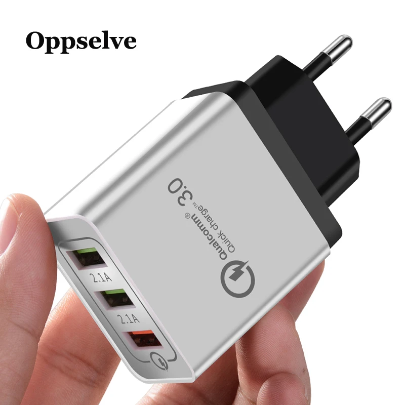 

Oppselve Quick Charge 3.0 USB Charger 18W QC3.0 Fast Charging Turbo Wall Charger For iPhone Samsung Xiaomi Mobile Phone Charger