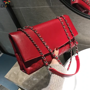 

DORANMI Classic Folding Shoulder Bags For Women 2019 High Quality Diamond Lattice Handbag Female Crossbody Messenger CBB124