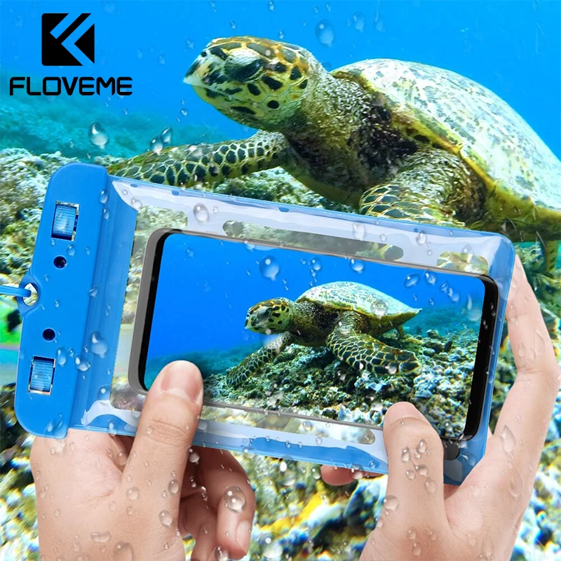 FLOVEME 6 2 дюйма IPX8 водонепроницаемый чехол для телефона Xiaomi Huawei Универсальный