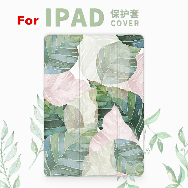Литературный листьев Чехол-книжка на магнитной застежке Чехол для iPad Pro 9,7 11 Air 10,5 10,2 12,9 Mini2 на возраст 3, 4, 5, планшетный чехол для iPad 9,7 7th
