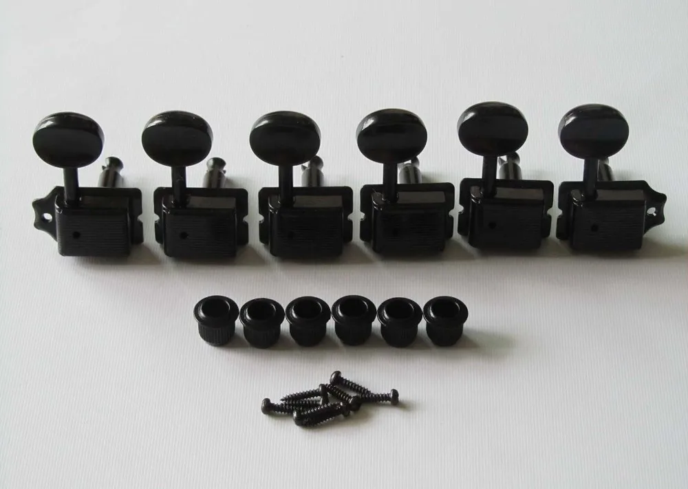 

Vintage Guitar Tuning Keys Guitar Tuners Machine Heads for Strat Tele Black
