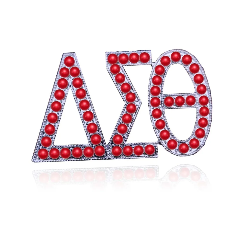 

New Sorority Dst pearl Newest Delta Sigma Theta Brooch lappel pin