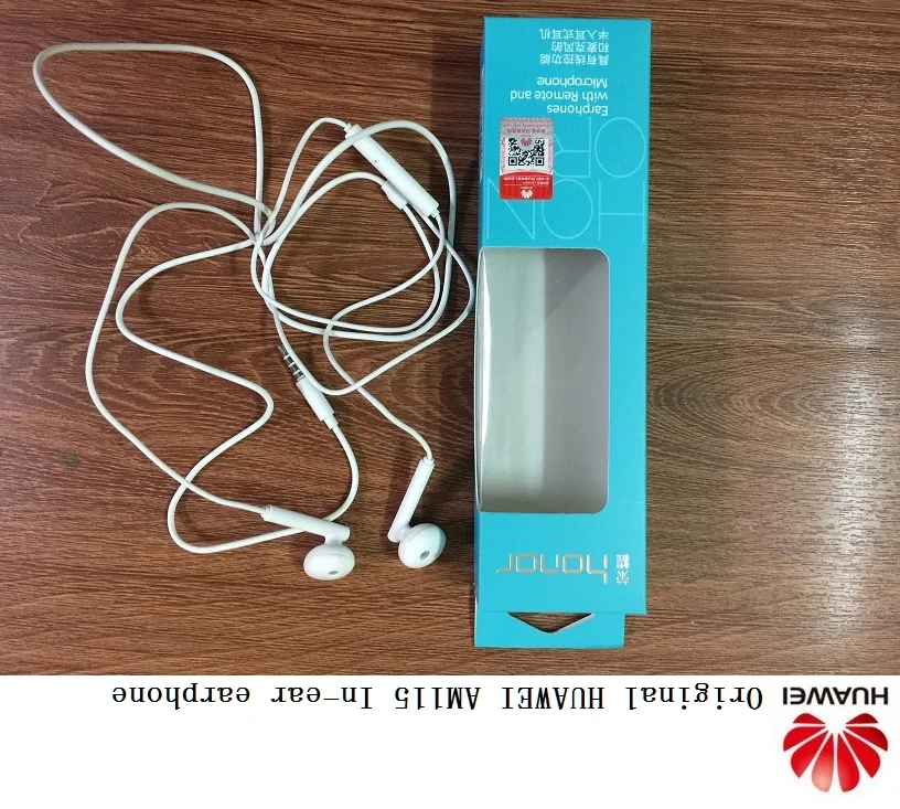 Original HUAWEI AM115 in ear Earphone headset With Mic Remote control ...
