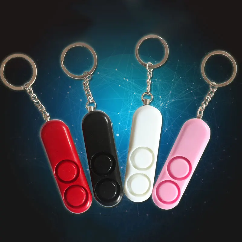 Anti-rape Alarm Loud Alert Attack Panic Keychain Personal Security Device Random Color LCC77