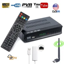 KOQIT HD 1080P DVB-S2 High Definition Digital Satellite Receiver DVB-S/S2 Receptor Cline Dollby AC3 WIFI RJ45 Lan Youtube FTA