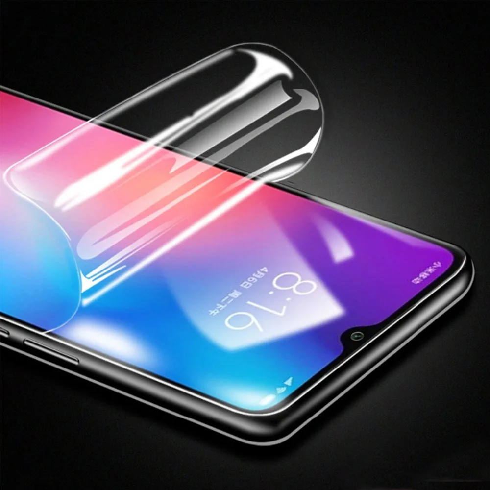 Защитная пленка 5D на весь экран для Xiaomi 9 Mi Play 8 SE Lite мягкая защитная из ТПУ Redmi Note 7