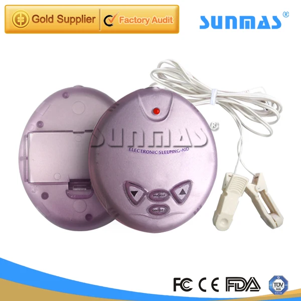 Mini TENS EMS Massage Ear Clip Electrode Sleep Insomnia Acupuncture Therapy Machine Sleep Better and Fight