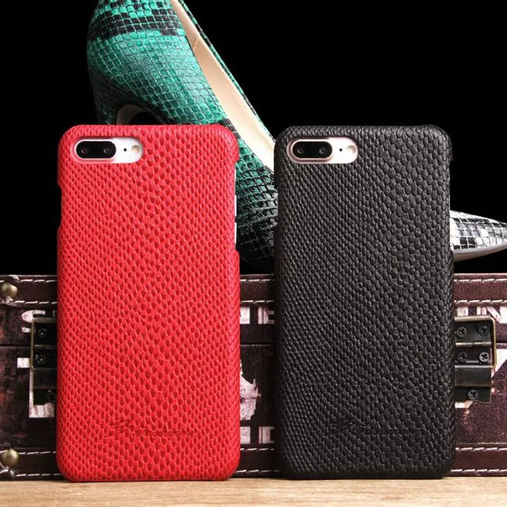 

Luxury Leather Cover For iPhone 7 7 plus Case Snakeskin pattern Leather Back Cover Cases for Apple iphone 7 Phone Bags Coque