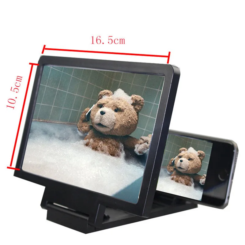 

2019 NEW 3D Screen Amplifier Mobile Phone Magnifying Glass HD Stand for Video Folding Screen Enlarged Eyes Protection Holder