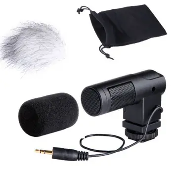

BOYA BY-V01 Stereo Condenser Microphone w/ Windshield for Canon 5D II 5D3 7D 6D 70D 60D 600D 650D DSLR