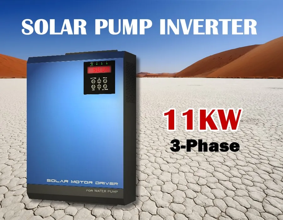 Solar pump inverter 11kw solar pump inverter three phase max PV input
