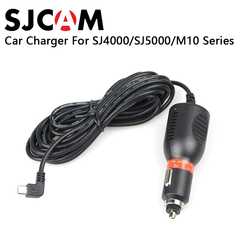 Car Charger For SJCAM SJ5000X SJ4000 SJ5000 M10 Wifi Plus Series Sprot Action Camera