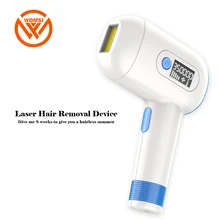 WOMSI Лазерная Машинка для удаления волос, мини Ручной лазерный эпилятор для лица, устройство для постоянного удаления волос, триммер для бикини, электрический