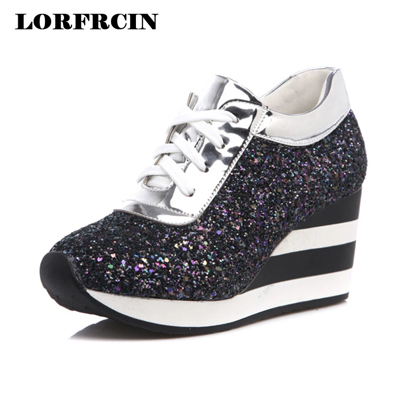Aliexpress.com: Comprar Plataforma zapatos mujer 7,5 cm cuñas Casual