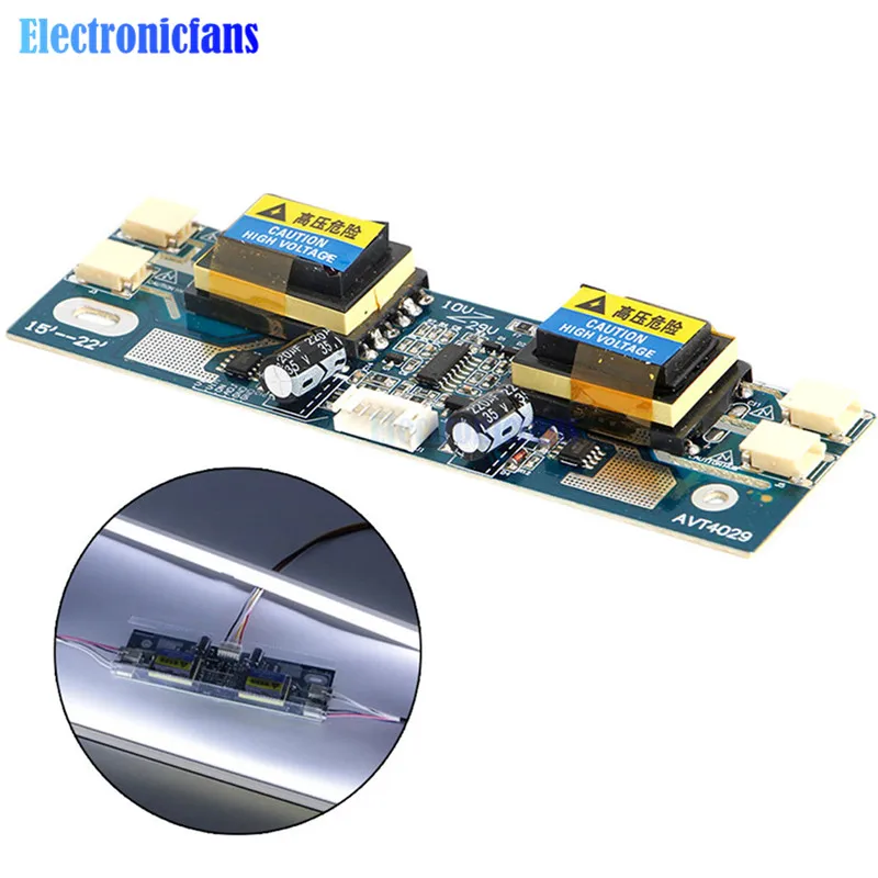 

CCFL Inverter 4 lamp universal inverter 10V-30V LCD Monitor 4 Lamp for Laptop 15-22" Widescreen Diy Electronic PCB Board