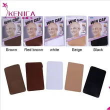 Kenica Hair Good Quality Wig Cap Hairnets for Weave 2 Pieces/Pack Hair Wig Nets Stretch Mesh Wig Cap for Making Wigs Free Size