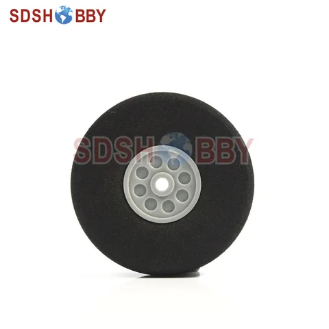 D60 x H19 xD3mm RC Airplane Sponge Wheel for Main Wheel of 40 60 Grade Nitro Airplanes title=