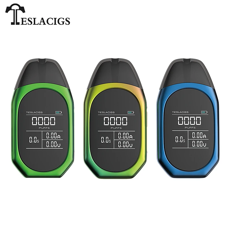 

Original Tesla TPOD Kit 2ml Capacity Cartridge Pod 500mah Battery Vape PEN Teslacigs T Pod Electronic Cigarette Vaporizer Vaper