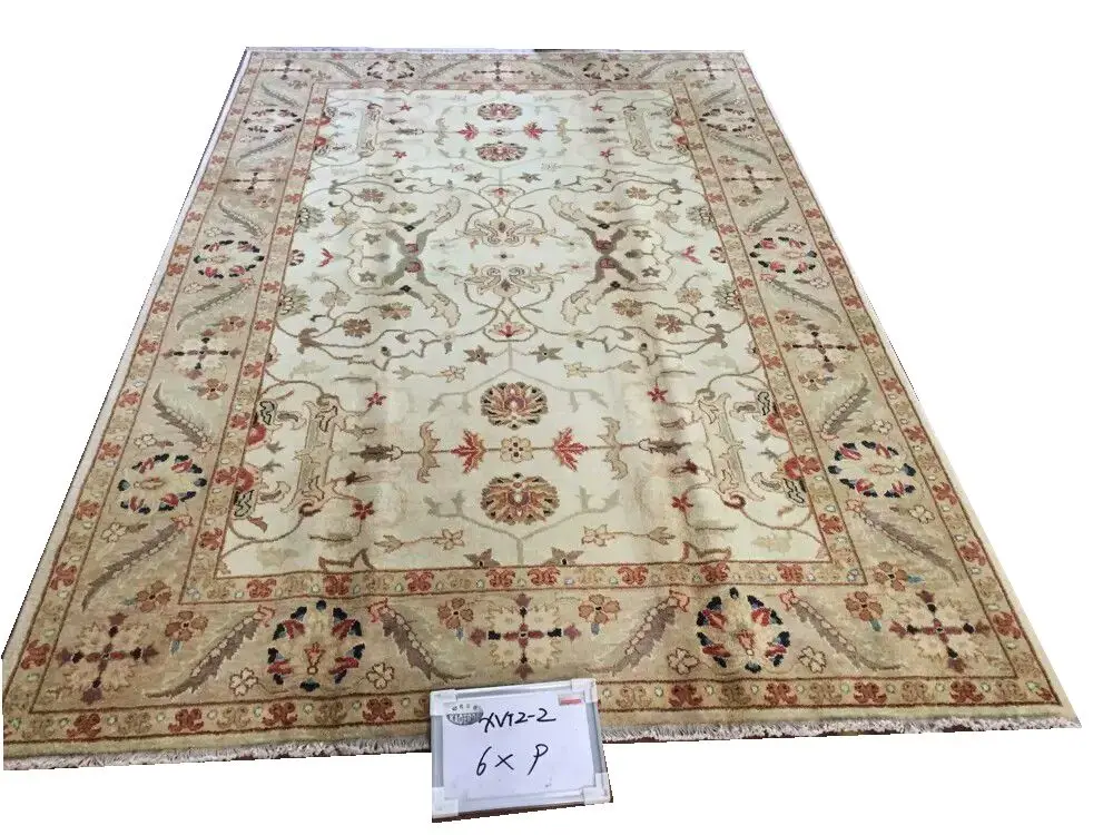 Oushak Ковры Ручной обивки ткань домашнее животное античный винтажный художественный Декор Натуральная Овечья шерсть