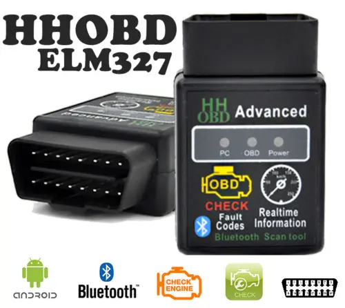 

New 2016 HHOBD OBD2 CAN BUS Scanner Tool ELM327 Scan Tool With Bluetooth