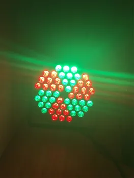 

10 sets 54x9w LED par light RGBW DMX512 control dedicated stage lighting equipment party bar KTV disco DJ panel light