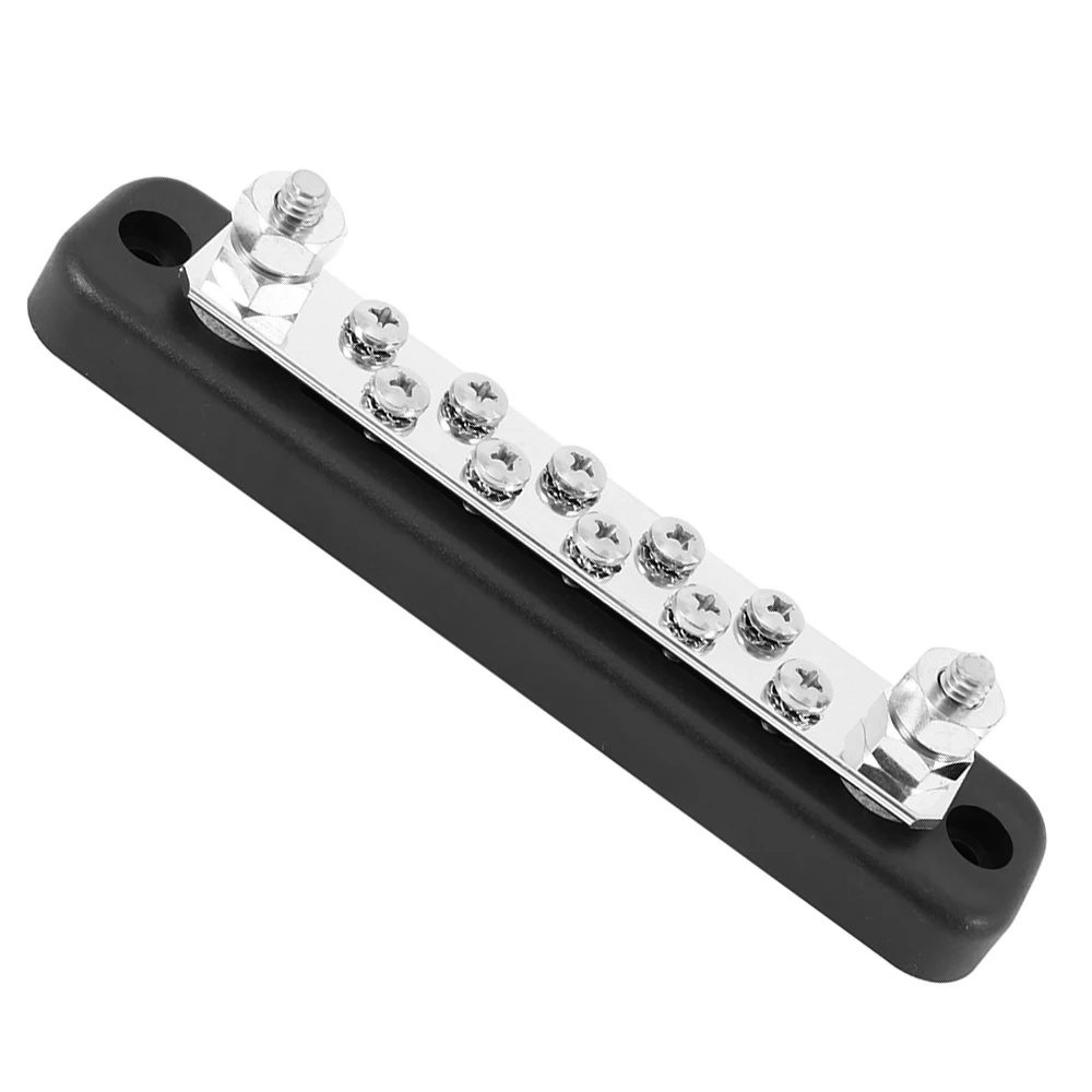10 Positions Electric Terminal Junction Block 2 Stud AC 130A DC 150A Bus Bar Terminal Block W