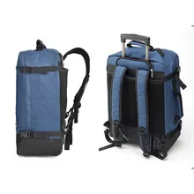 Travel tale большой Ёмкость Плечи дорожная сумка сверхлегкий прокатки Чемодан рюкзак 20 дюймов вести чемоданы тележки колеса