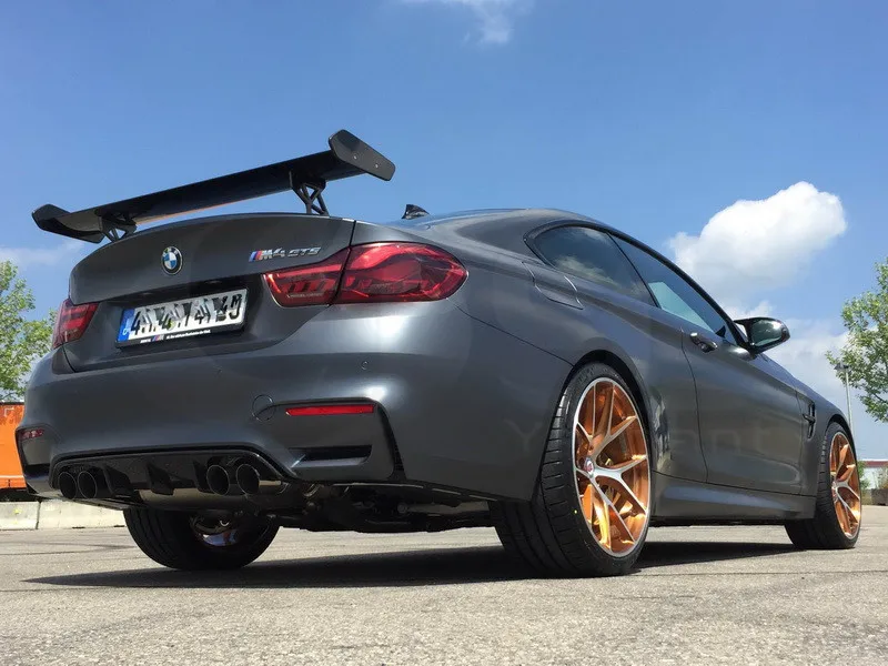 2014-2017 BMW F82 M4 GTS Style Rear Spoiler GT Wing CF (6)