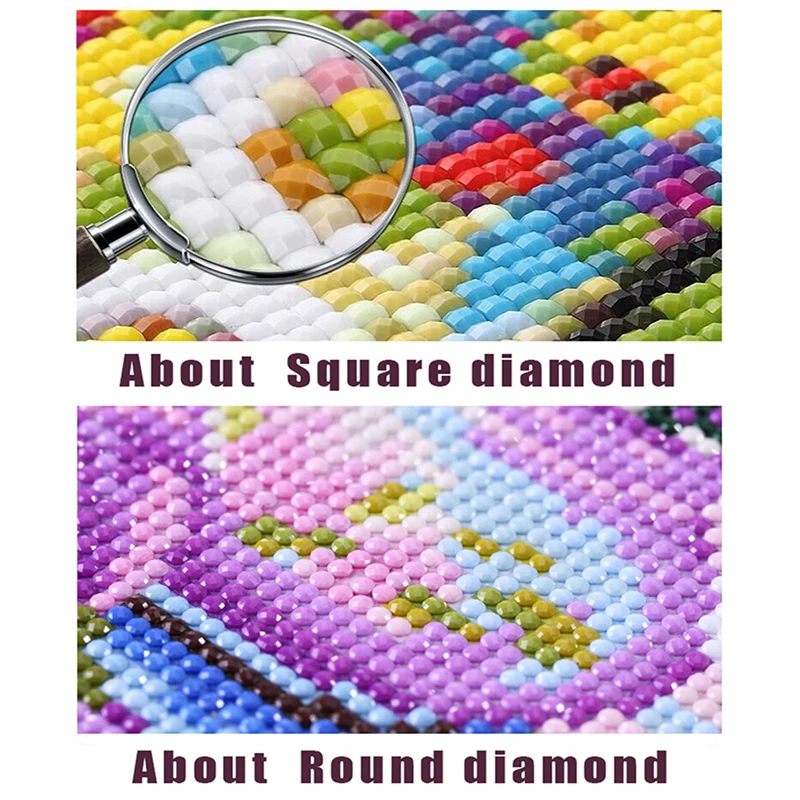 5D DIY Diamond Painting Cross Stitch Full Square/Round Drill "Two sided