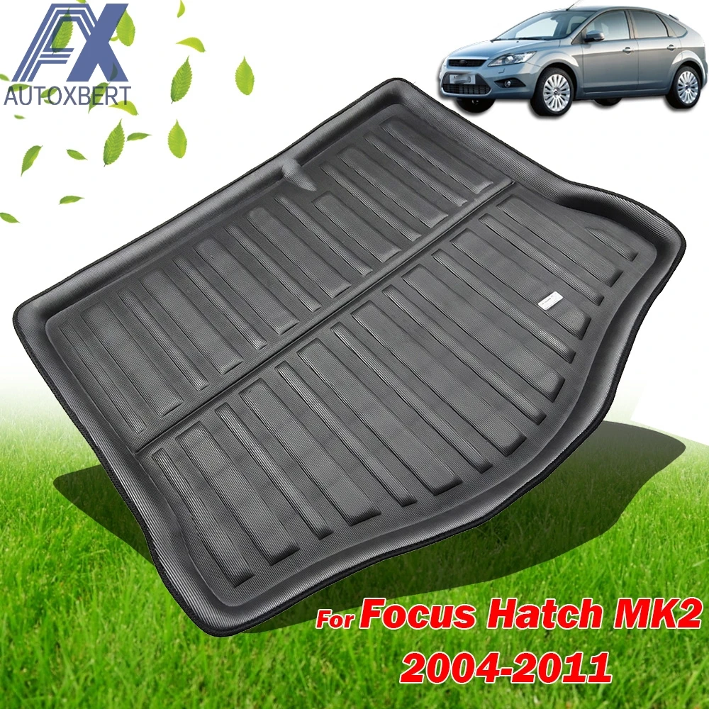 Alfombrilla para maletero trasero para Ford Focus Mk2, bandeja de carga suelo, Protector de alfombra 2006, 2007, 2008, 2009, 2010, 1 - AliExpress