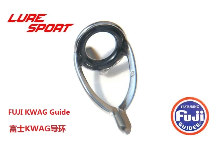 LureSport FUJI guide 9 шт. набор MNAT KWAG литой верх и направляющий набор стержней строительный компонент ремонт удочки DIY аксессуары