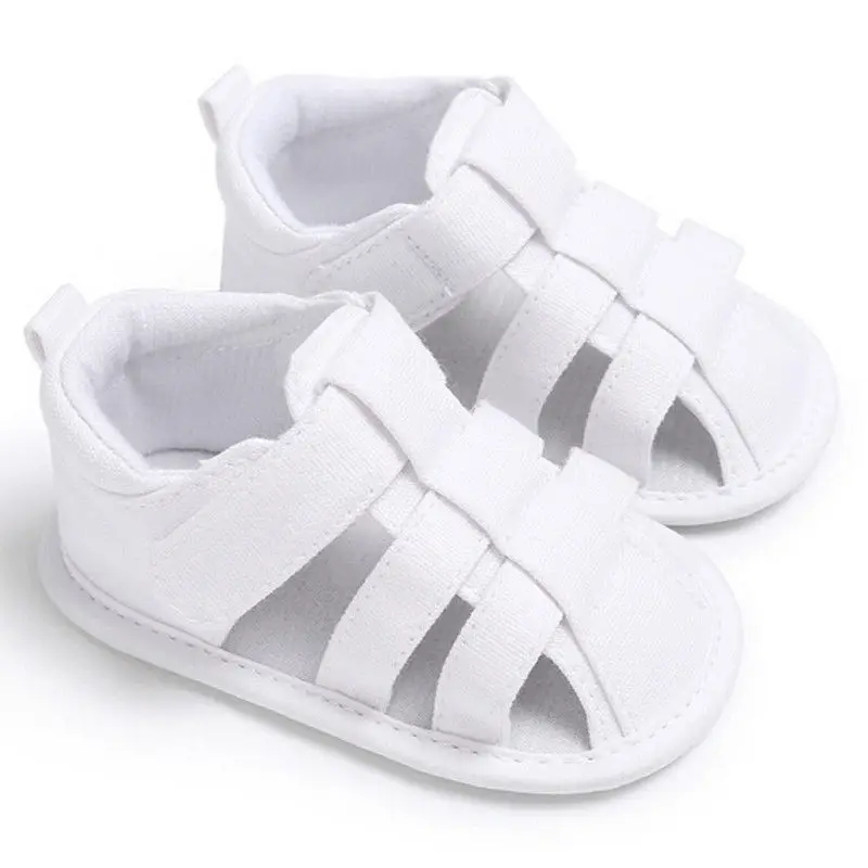 Toddler Infant Newborn Kids Baby Boys Canvas Soft Sole Crib Sneakers Sandals Shoes Fashion Baby Shoes