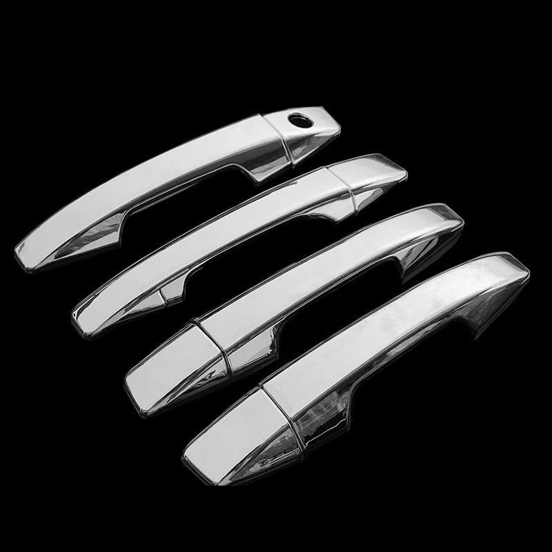 Чехол для дверной ручки FAW BESTURN X40 2017 с хромированным серебристым декором|cover