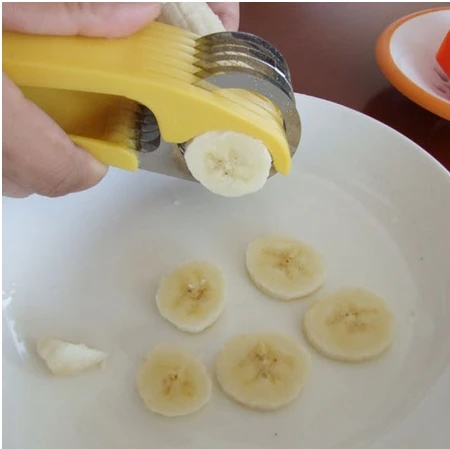 Модный Инструмент Для Резки бананов из нержавеющей стали|banana cutter|fruit cutterstainless steel