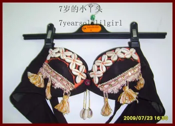 

Tribal belly dance bra B14