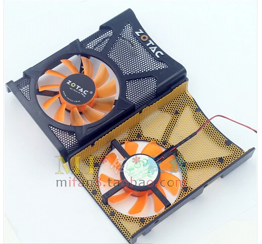 Вентилятор охлаждения для ZOTAC GT610 GT630 GT440 2pin вентилятор охлаждения|cooling fan for