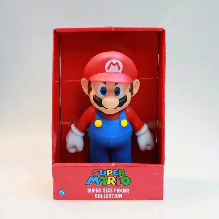 23cm Large Super Mario bros Figure Yoshi Peach Princess Bowser Goomba Mushroom PVC Decoration Action Figure Toy Doll Gifts 23cm Large Super Mario bros Figure Yoshi Peach Princess Bowser Goomba Mushroom PVC Decoration Action Figure Toy Doll Gifts