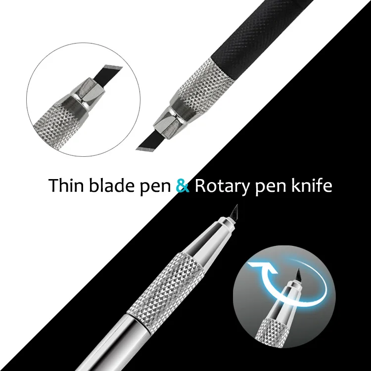 

Gundam Military model use Rotary pen knife Ultra-thin pencil sharpener Set Covering curved cutting tool