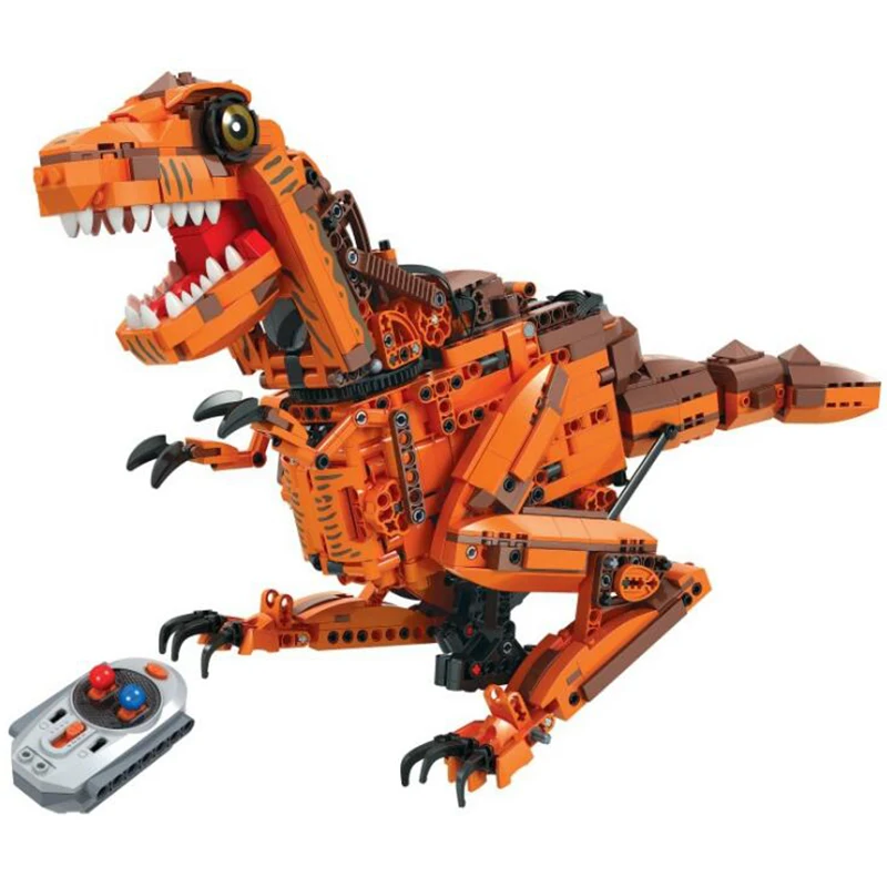 

1092pcs RC dinosaur building blocks dinosaur bricks remote control dinosaur model blocks educational toys for children