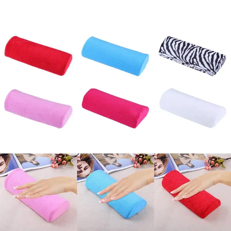 Cushion Pillow Rests Nail-Art Washable Manicure Small Soft 6-Colors Sponge Arm