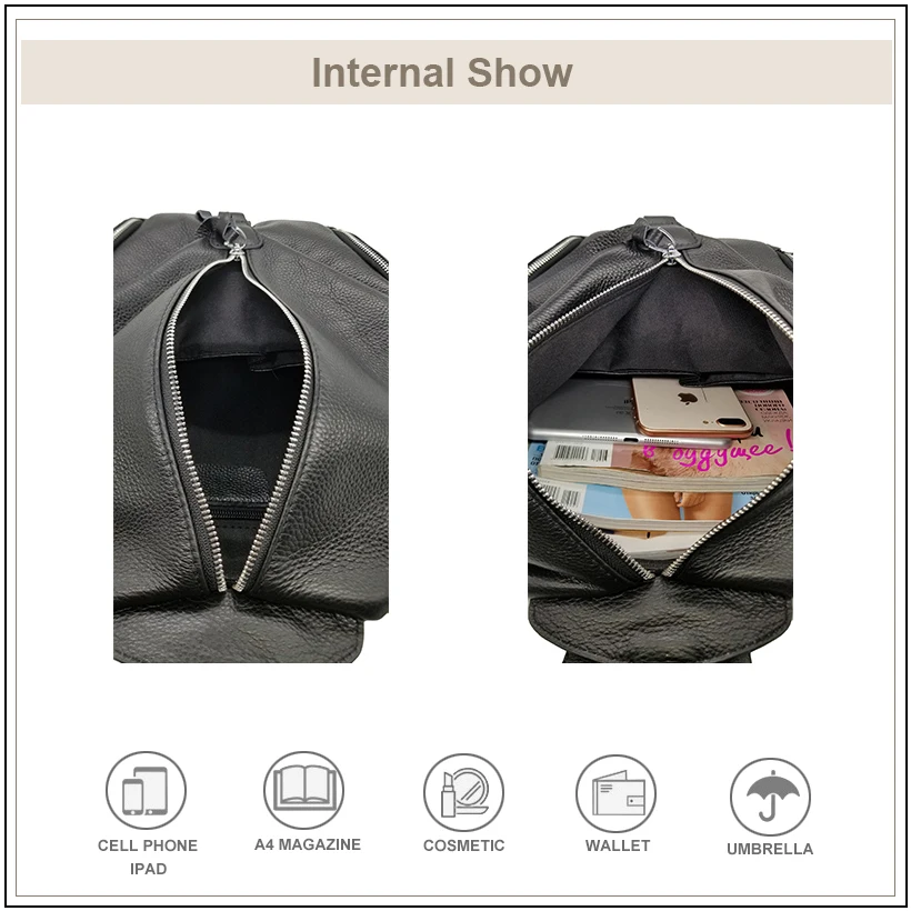 leather backpack for women 2019