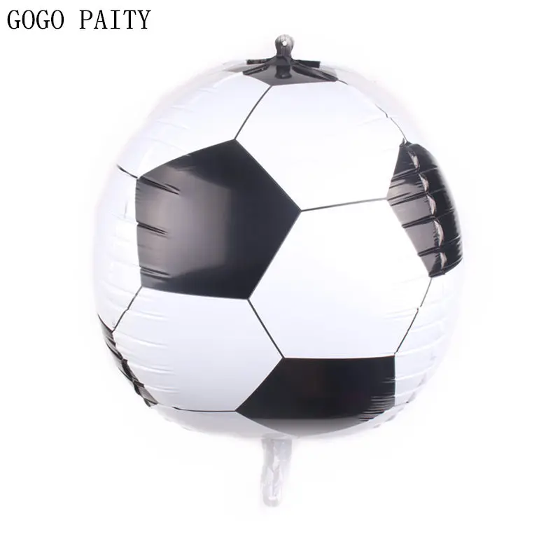 

GOGO PAITY New 4D Football Shaped Aluminum Balloons Children's Festival Football Match Decoration Balloons Wholesale