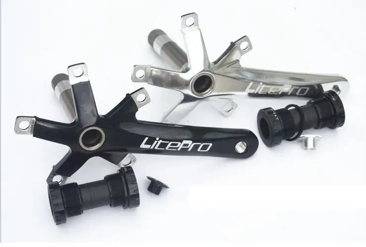 

litepro one forged integrated folding bike spline crankset part for 41T 43T 45T 46T 47T 52T 53T 54T 64T BYA412 SP8 P8 bike part