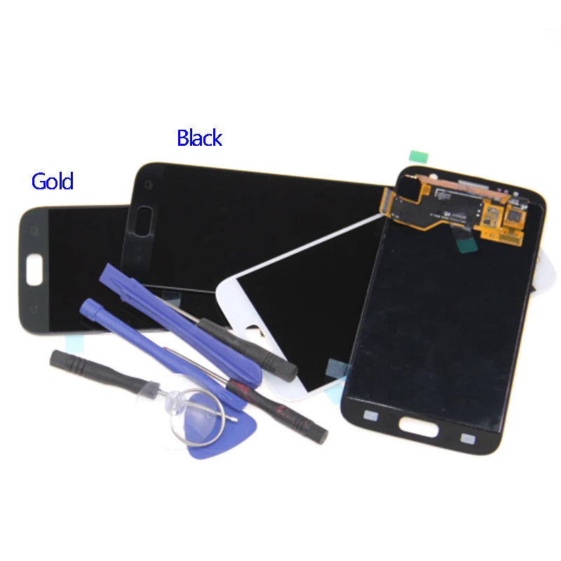 AMOLED ЖК дисплей для samsung Galaxy S7 G930 G930F G930A G930V G930P G930T сенсорный экран